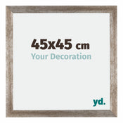 Mura MDF Cornice 45x45cm Metallo Vintage Davanti Dimensione | Yourdecoration.it