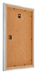 Mura MDF Cornice 45x60cm Argento Lucido Vintage Retro Obliquo | Yourdecoration.it