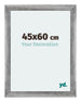 Mura MDF Cornice 45x60cm Grigio Spazzato Davanti Dimensione | Yourdecoration.it