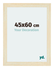 Mura MDF Cornice 45x60cm Sabbia Spazzato Davanti Dimensione | Yourdecoration.it