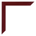 Mura MDF Cornice 45x60cm Vino Rosso Spazzato Dettaglio Angolo | Yourdecoration.it