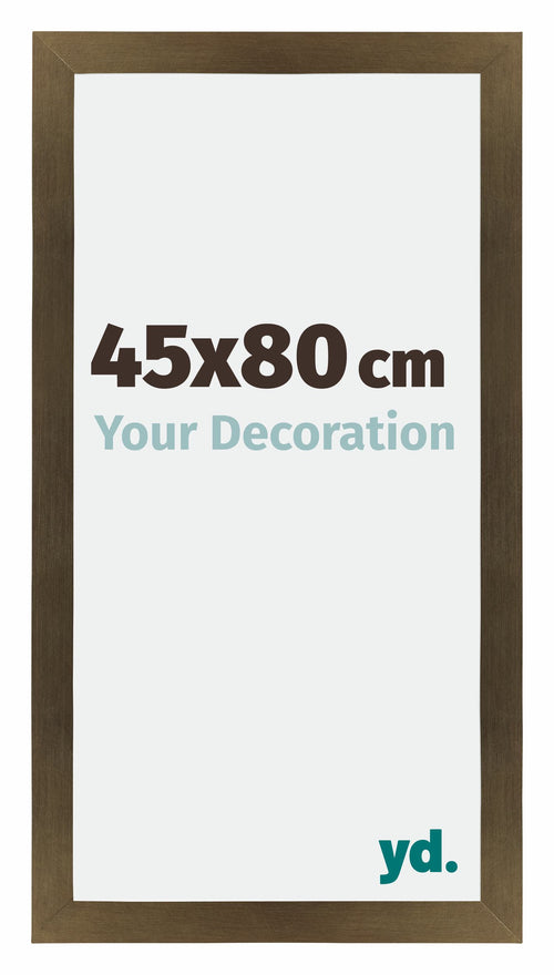 Mura MDF Cornice 45x80cm Bronzo Decorativo Davanti Dimensione | Yourdecoration.it