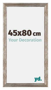 Mura MDF Cornice 45x80cm Metallo Vintage Davanti Dimensione | Yourdecoration.it