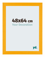 Mura MDF Cornice 48x64cm Giallo Davanti Dimensione | Yourdecoration.it