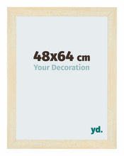 Mura MDF Cornice 48x64cm Sabbia Spazzato Davanti Dimensione | Yourdecoration.it