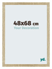 Mura MDF Cornice 48x68cm Rosso Davanti Obliquo | Yourdecoration.it