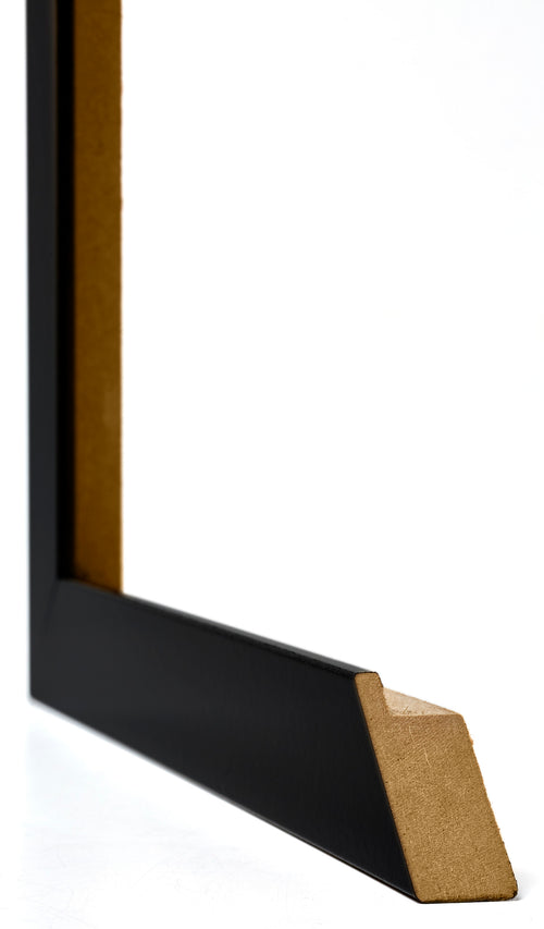 Mura MDF Cornice 49x68cm Nero Lucente Dettaglio Intersezione | Yourdecoration.it