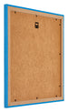 Mura MDF Cornice 50x50cm Blu Acceso Retro Obliquo | Yourdecoration.it