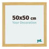 Mura MDF Cornice 50x50cm Pino Decorativo Davanti Dimensione | Yourdecoration.it