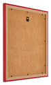 Mura MDF Cornice 50x50cm Rosso Retro Obliquo | Yourdecoration.it