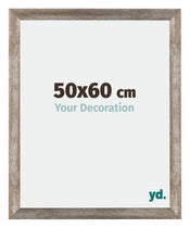 Mura MDF Cornice 50x60cm Metallo Vintage Davanti Dimensione | Yourdecoration.it