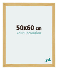 Mura MDF Cornice 50x60cm Pino Decorativo Davanti Dimensione | Yourdecoration.it