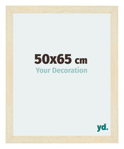 Mura MDF Cornice 50x65cm Sabbia Spazzato Davanti Dimensione | Yourdecoration.it