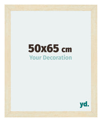 Mura MDF Cornice 50x65cm Sabbia Spazzato Davanti Dimensione | Yourdecoration.it