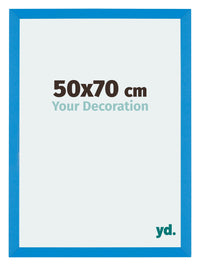 Mura MDF Cornice 50x70cm Blu Acceso Davanti Dimensione | Yourdecoration.it