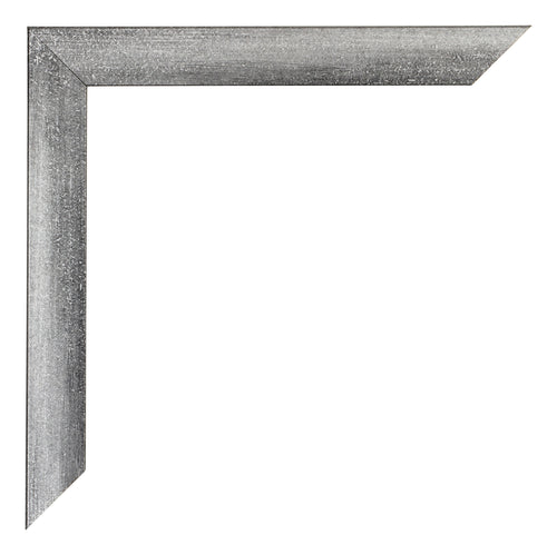 Mura MDF Cornice 50x70cm Grigio Spazzato Dettaglio Angolo | Yourdecoration.it