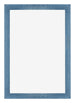 Mura MDF Cornice 50x75cm Blu Acceso Spazzato Davanti | Yourdecoration.it