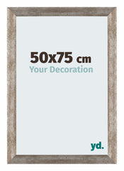Mura MDF Cornice 50x75cm Metallo Vintage Davanti Dimensione | Yourdecoration.it