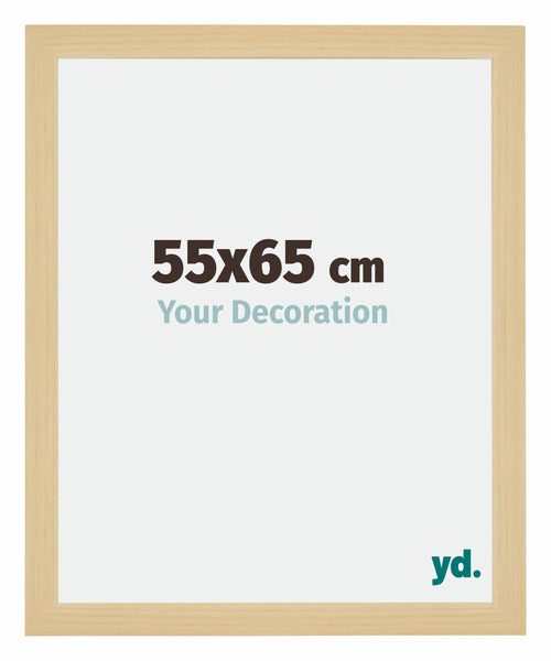 Mura MDF Cornice 55x65cm Acero Decorativo Davanti Dimensione | Yourdecoration.it