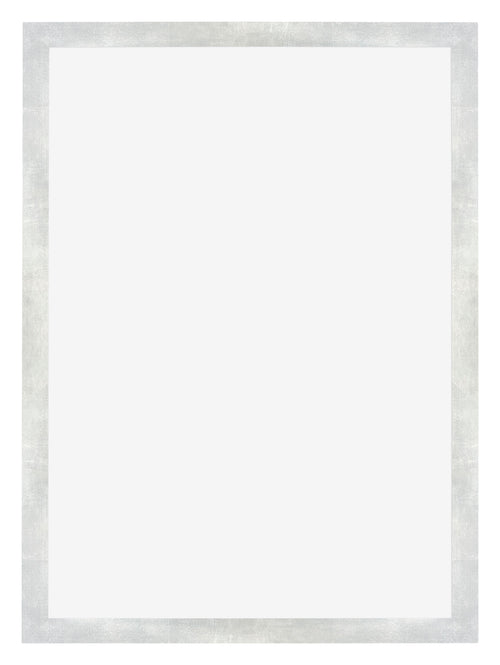 Mura MDF Cornice 59 4x84cm Argento Lucido Vintage Davanti | Yourdecoration.it