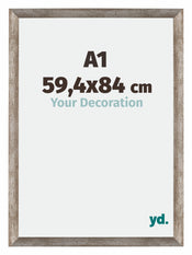 Mura MDF Cornice 59 4x84cm Metallo Vintage Davanti Dimensione | Yourdecoration.it