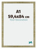 Mura MDF Cornice 59 4x84cm Oro Antico Davanti Dimensione | Yourdecoration.it