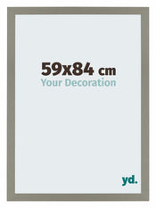 Mura MDF Cornice 59x84cm Antracite Davanti Dimensione | Yourdecoration.it