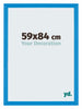Mura MDF Cornice 59x84cm Blu Acceso Davanti Dimensione | Yourdecoration.it