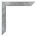 Mura MDF Cornice 59x84cm Ferro Spazzato Dettaglio Angolo | Yourdecoration.it