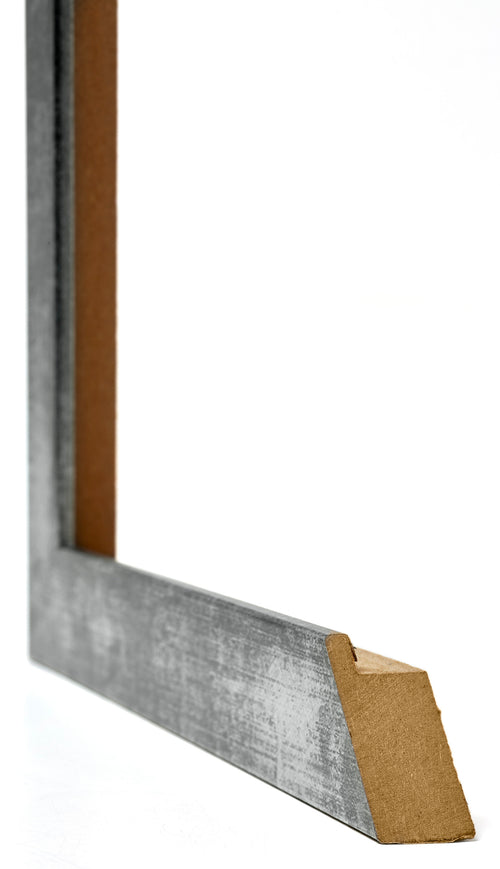 Mura MDF Cornice 59x84cm Ferro Spazzato Dettaglio Intersezione | Yourdecoration.it