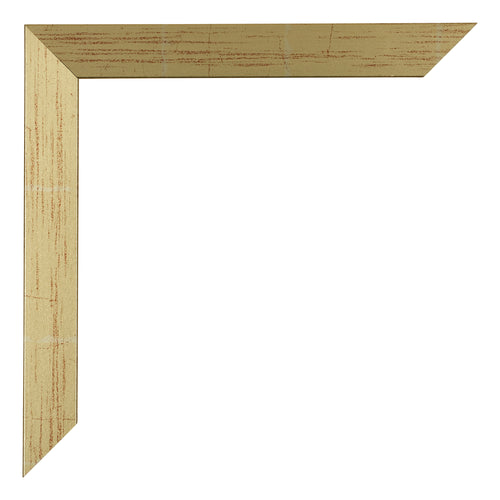 Mura MDF Cornice 59x84cm Oro Lucido Dettaglio Angolo | Yourdecoration.it