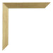 Mura MDF Cornice 59x84cm Oro Lucido Dettaglio Angolo | Yourdecoration.it