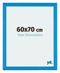 Mura MDF Cornice 60x70cm Blu Acceso Davanti Dimensione | Yourdecoration.it