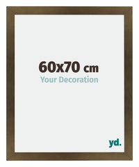 Mura MDF Cornice 60x70cm Bronzo Decorativo Davanti Dimensione | Yourdecoration.it
