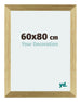 Mura MDF Cornice 60x80cm Oro Lucido Davanti Dimensione | Yourdecoration.it