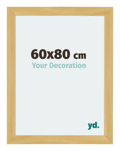 Mura MDF Cornice 60x80cm Pino Decorativo Davanti Dimensione | Yourdecoration.it
