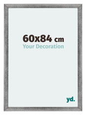 Mura MDF Cornice 60x84cm Grigio Spazzato Davanti Dimensione | Yourdecoration.it