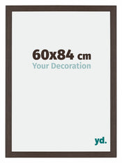Mura MDF Cornice 60x84cm Quercia Scura Davanti Dimensione | Yourdecoration.it