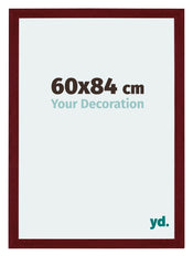 Mura MDF Cornice 60x84cm Vino Rosso Spazzato Davanti Dimensione | Yourdecoration.it