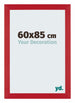 Mura MDF Cornice 60x85cm Rosso Davanti Dimensione | Yourdecoration.it