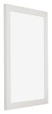 Mura MDF Cornice 60x90cm Bianco Opaco Davanti Obliquo | Yourdecoration.it