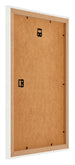 Mura MDF Cornice 60x90cm Bianco Spazzato Retro Obliquo | Yourdecoration.it