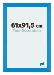Mura MDF Cornice 61x91 5cm Blu Acceso Davanti Dimensione | Yourdecoration.it