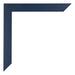 Mura MDF Cornice 62x93cm Blu Scuro Spazzato Dettaglio Angolo | Yourdecoration.it