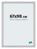 Mura MDF Cornice 67x98cm Mogano Davanti Dimensione | Yourdecoration.it