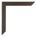Mura MDF Cornice 67x98cm Quercia Scura Dettaglio Angolo | Yourdecoration.it