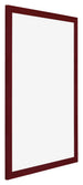 Mura MDF Cornice 67x98cm Vino Rosso Spazzato Davanti Obliquo | Yourdecoration.it