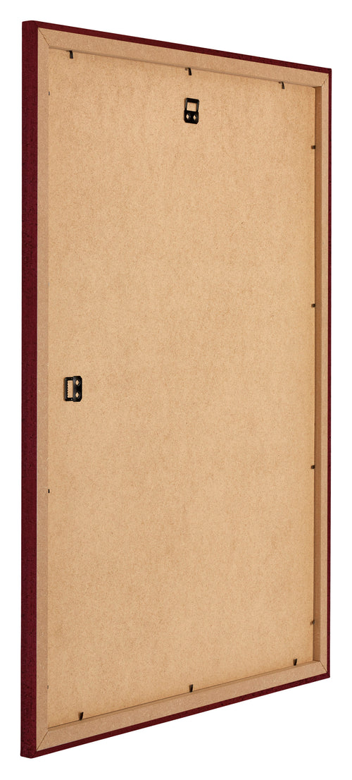 Mura MDF Cornice 67x98cm Vino Rosso Spazzato Retro Obliquo | Yourdecoration.it
