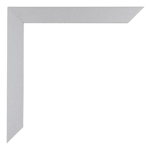 Mura MDF Cornice 68x98cm Argento Opaco Dettaglio Angolo | Yourdecoration.it