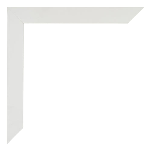 Mura MDF Cornice 68x98cm Bianco Opaco Dettaglio Angolo | Yourdecoration.it